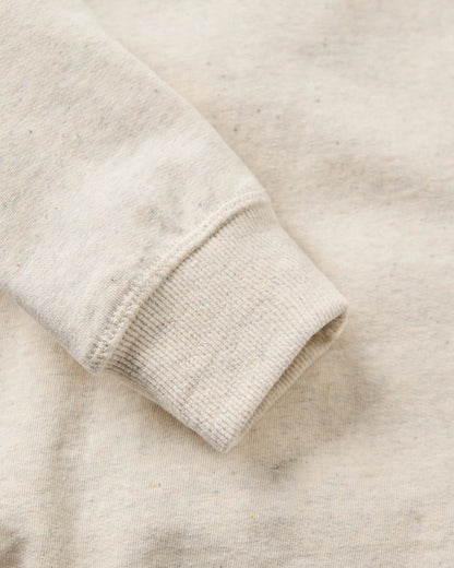 Patch Sweatshirt - Milky Marl - Flatlay