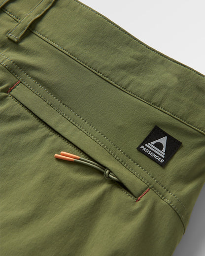 365 Trail Roll Up Short - Khaki - Flatlay