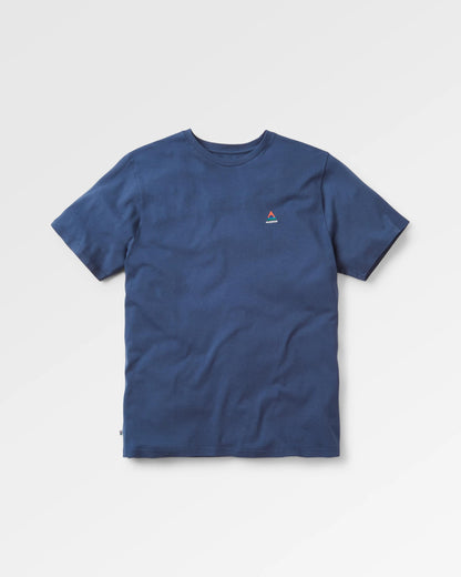 Classic Logo T-Shirt - Rich Navy - Flatlay