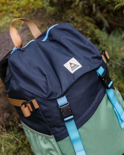 Boondocker 26L Backpack - Deep Navy/Laurel Green - Flatlay