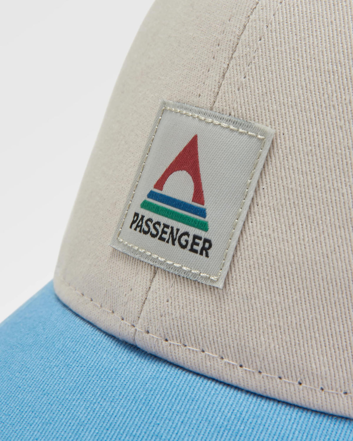 Heritage Mesh Snapback Cap - Cornflower - Flatlay