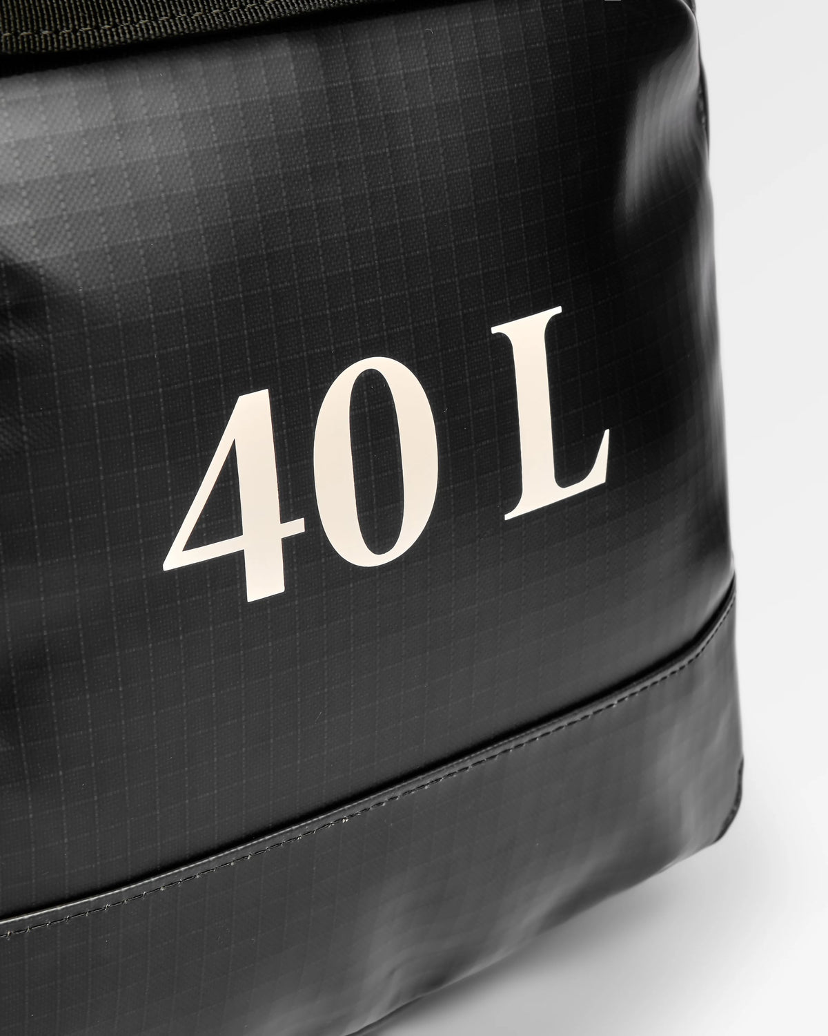 Roamer 40L Duffel Bag - Phantom Black - Flatlay