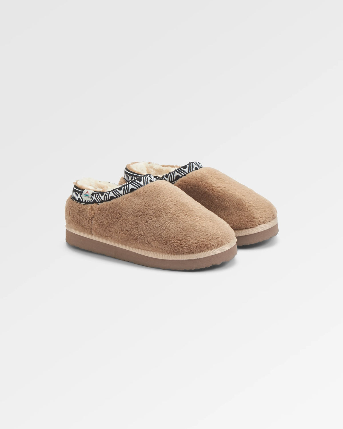 Ember Sherpa Fleece Slipper - Biscuit - Flatlay