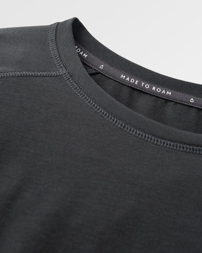 Sedona Drirelease® Active LS T-Shirt - Black - Flatlay