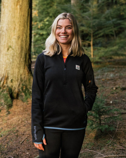 Wintergreen Polartec® Fleece Pullover - Black - Lifestyle