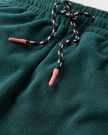 Set Off Polar Fleece Jogger - Dark Fern  - Flatlay