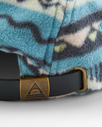 Pine Polar Fleece Cap - Mountain Geo Arctic - Flatlay