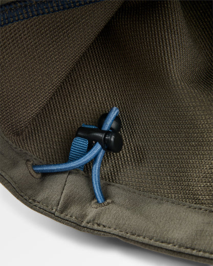 Roamer Softshell Anorak - Dark Denim/ Dusty Olive - Flatlay