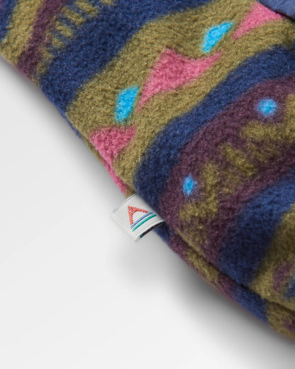 Adrift Polar Fleece - Mountain Geo Multi - Flatlay