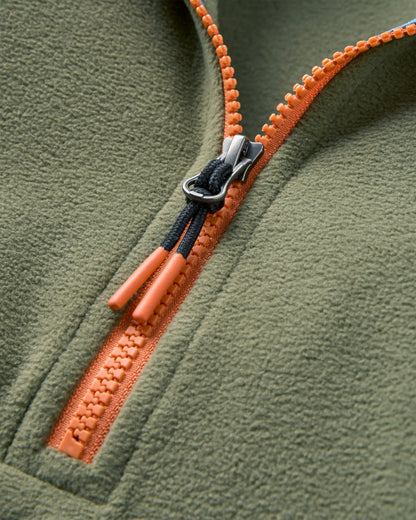Switchback Micro Polartec® Fleece - Khaki - Flatlay