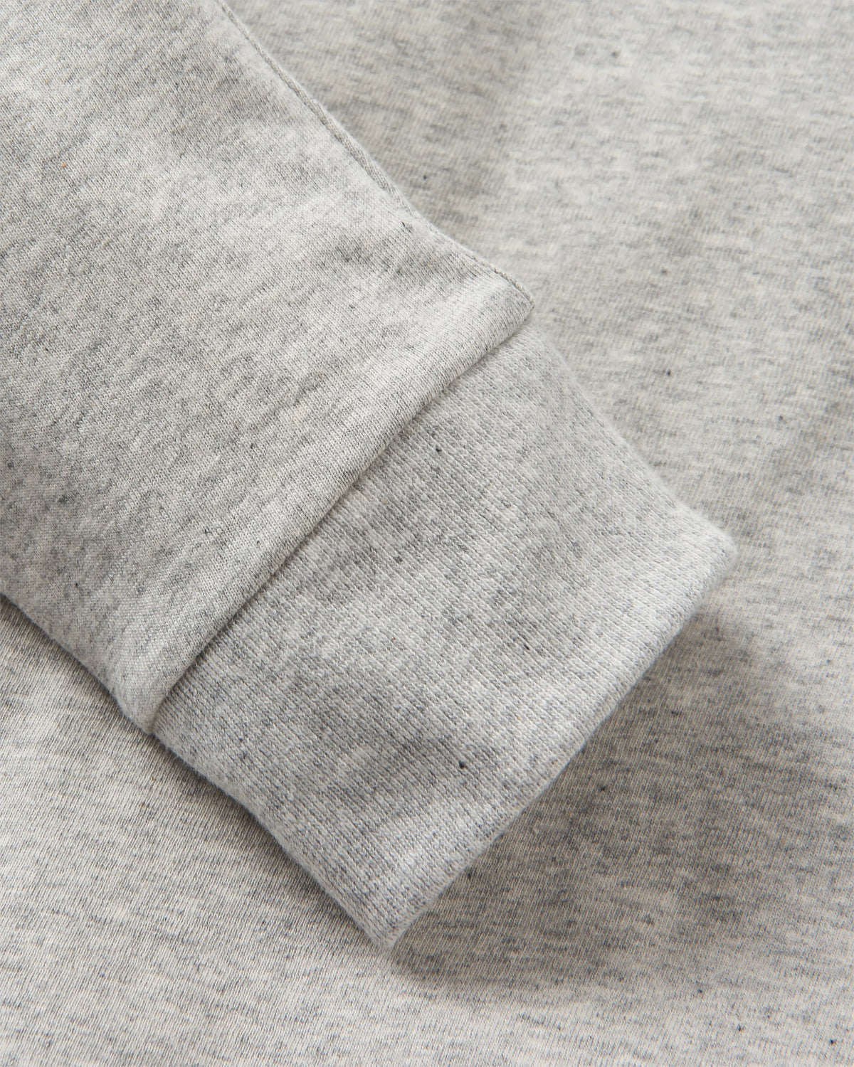 Classic LS T-Shirt - Mid Grey Marl - Flatlay