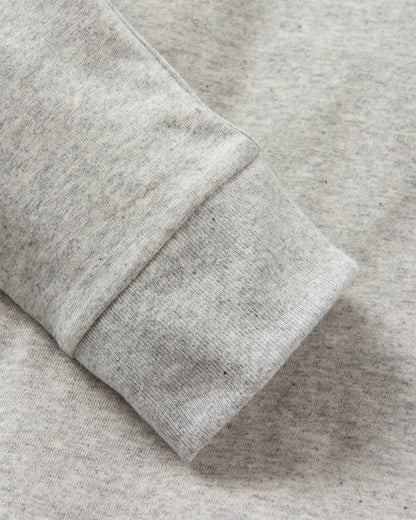 Classic LS T-Shirt - Mid Grey Marl - Flatlay