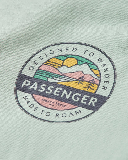 Odyssey Cotton T-Shirt - Surf Spray - Flatlay