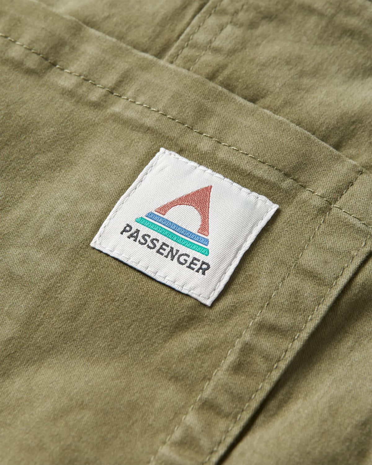 Roamist Cotton Dungarees - Khaki - Flatlay