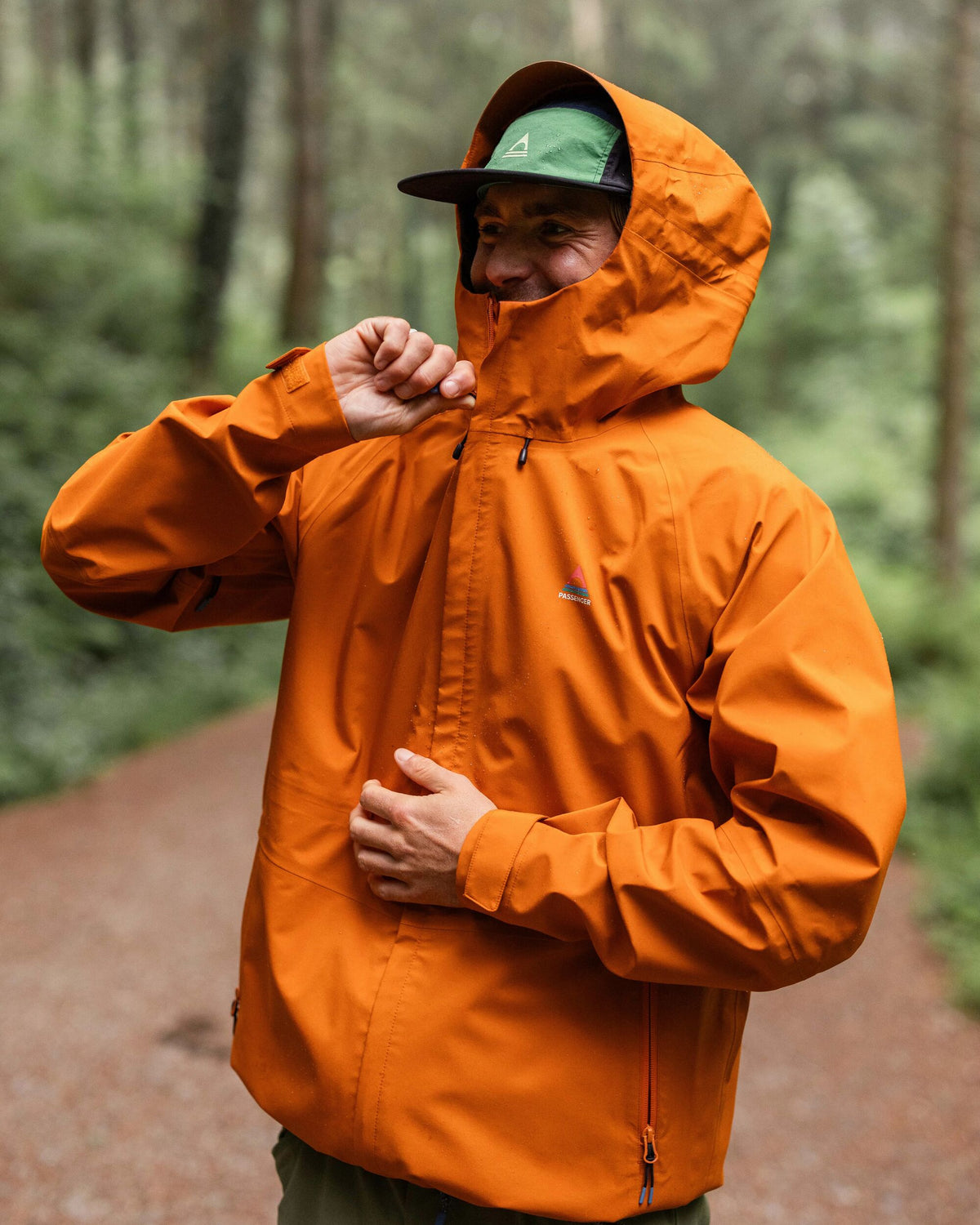 Five Season Waterproof Jacket - Sunset Orange - Lifestyle