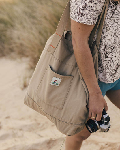 Evergreen Tote Bag - Biscuit - Lifestyle