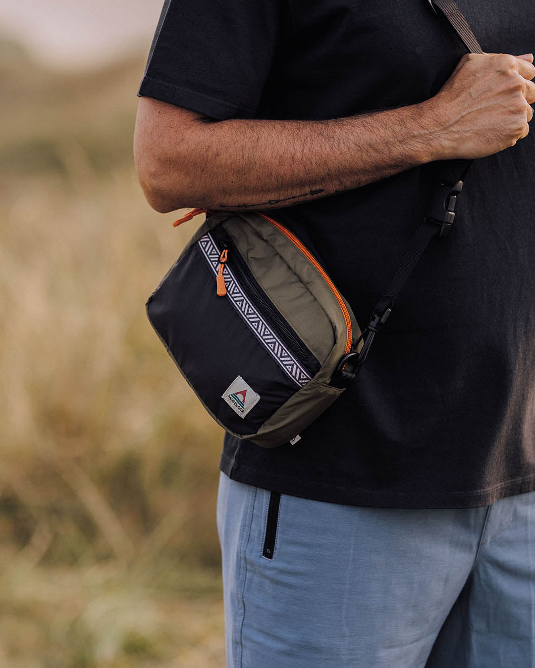 Mainland Hip Pack - True Black/ Khaki - Lifestyle