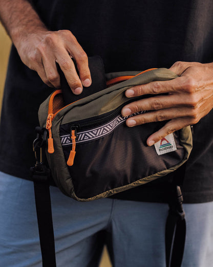 Mainland Hip Pack - True Black/ Khaki - Lifestyle