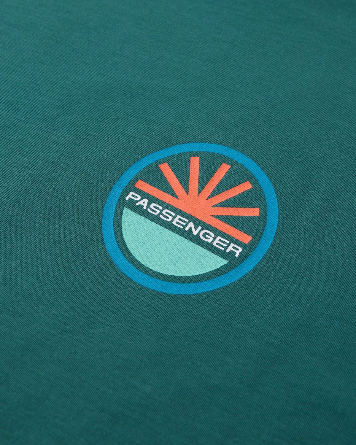 Chase The Light Drirelease® Active T-Shirt - Deep Ocean - Flatlay