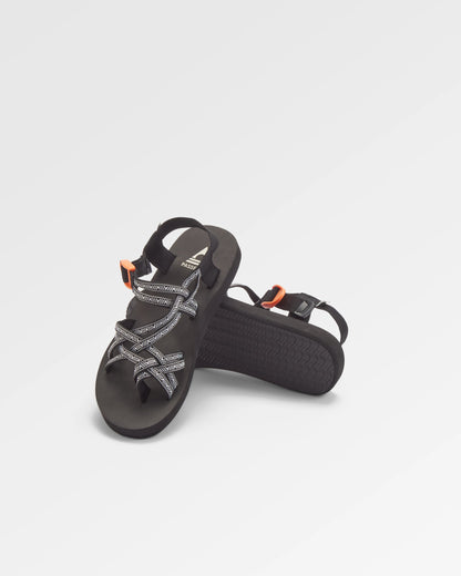 Atlas Sandal - Trail Monochrome - Flatlay