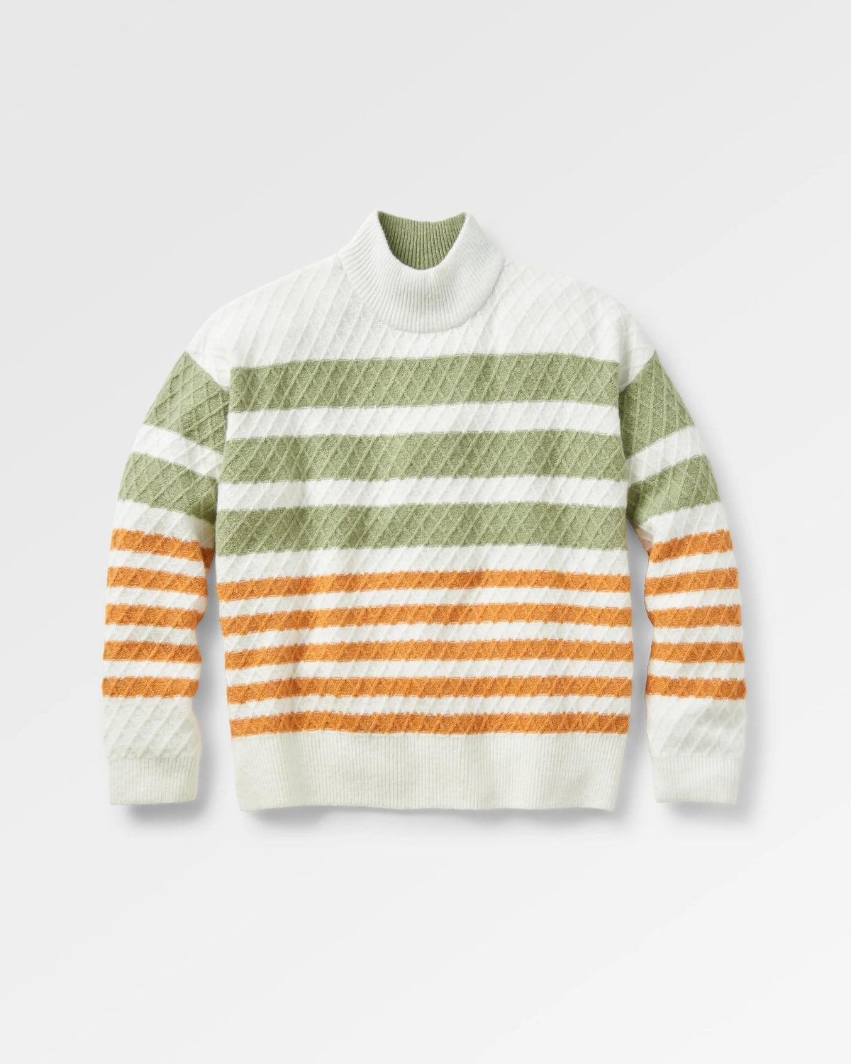 Ramble Knitted Jumper - Off White - Flatlay