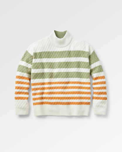 Ramble Knitted Jumper - Off White - Flatlay