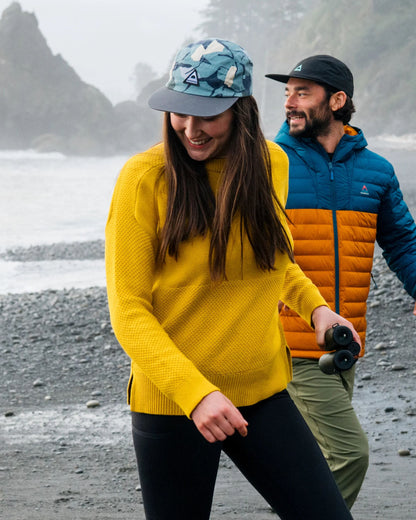 Cove Knitted Jumper - Heritage Yellow - Lifestyle