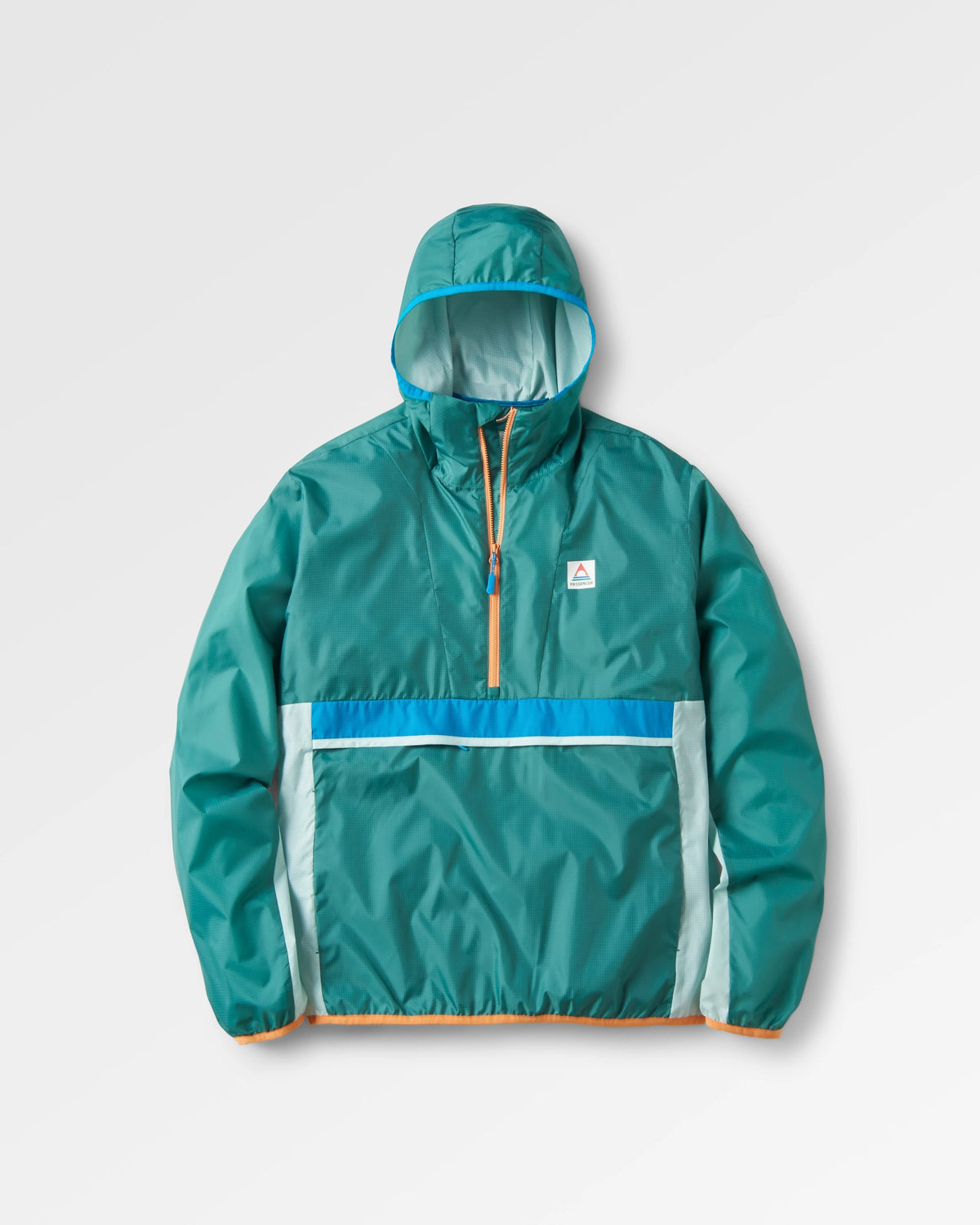 Gusto Windshell Anorak - Deep Sea - Flatlay