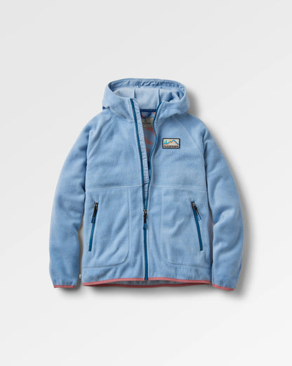 North Coast Vista Full Zip Sherpa Fleece - Blue Fog - Flatlay