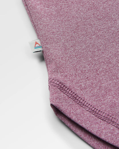 Breezy Active Vest - Berry Marl - Flatlay