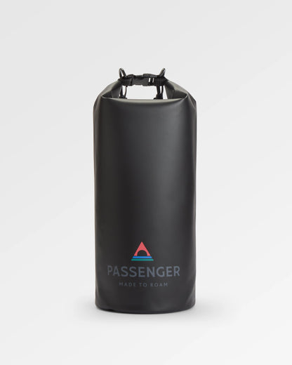 Tide 10L Dry Bag - Black - Flatlay
