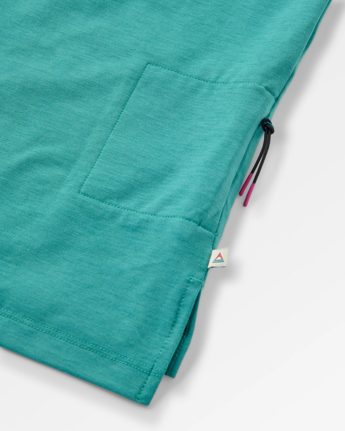 Ridescape Women's Drirelease® Active T-Shirt - Ocean Teal - Flatlay