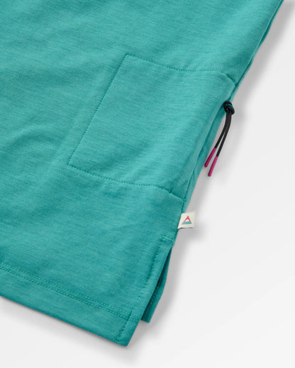 Ridescape Women's Drirelease® Active T-Shirt - Ocean Teal - Flatlay