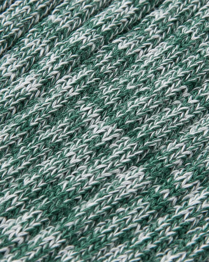 Mid-weight Rib Socks - Deep Ocean - Flatlay