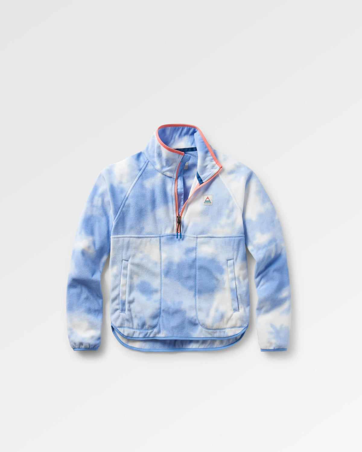 Sorrel Polar Fleece - Tie Dye Cornflower - Flatlay