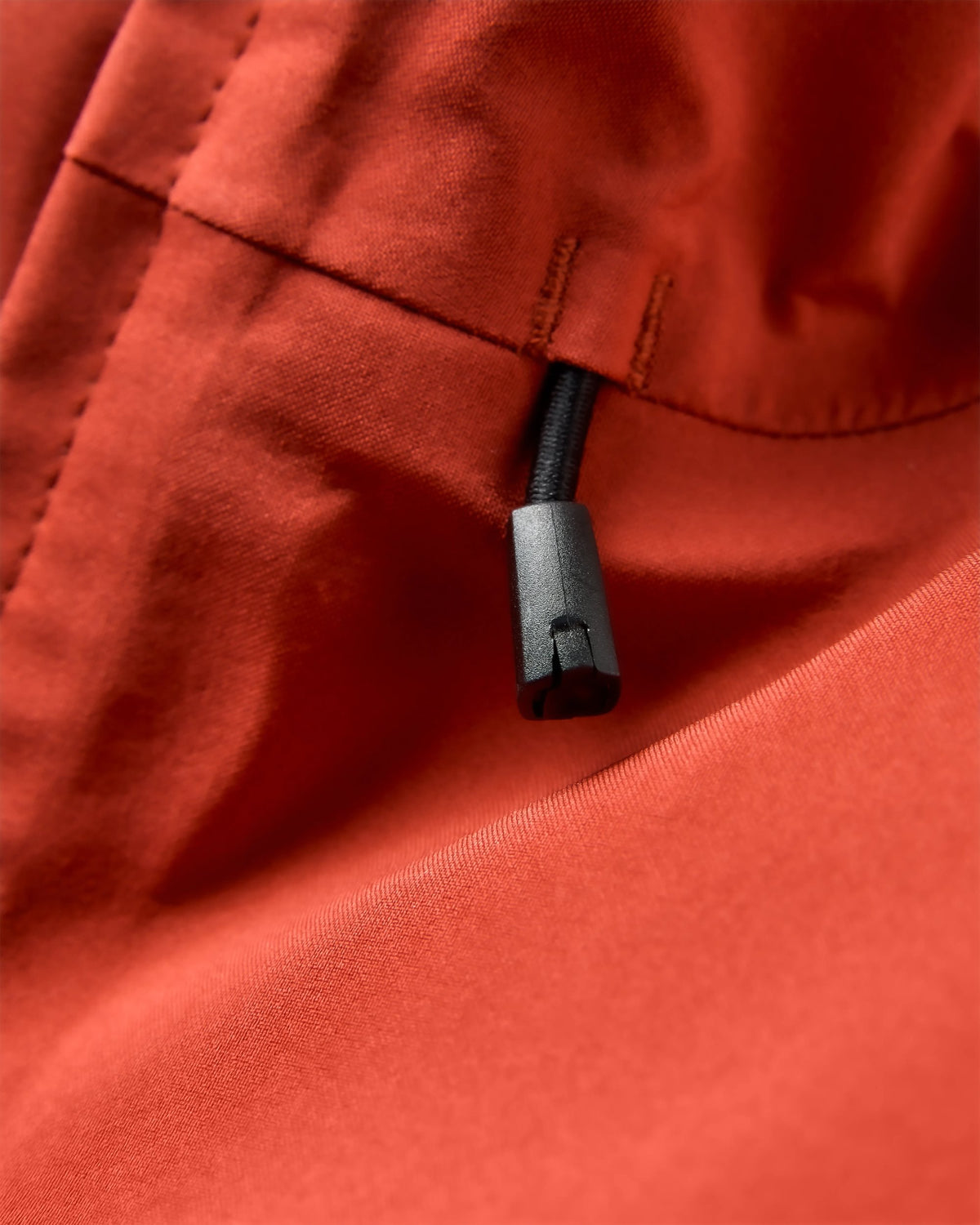 Five Element Waterproof Jacket - Red Ochre - Flatlay