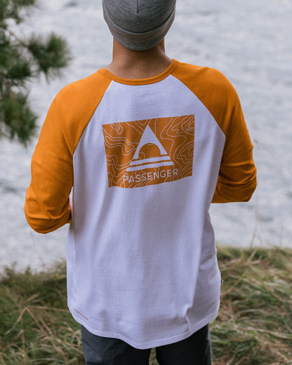 Purpose LS T-Shirt - Sunrise Orange/White - Lifestyle