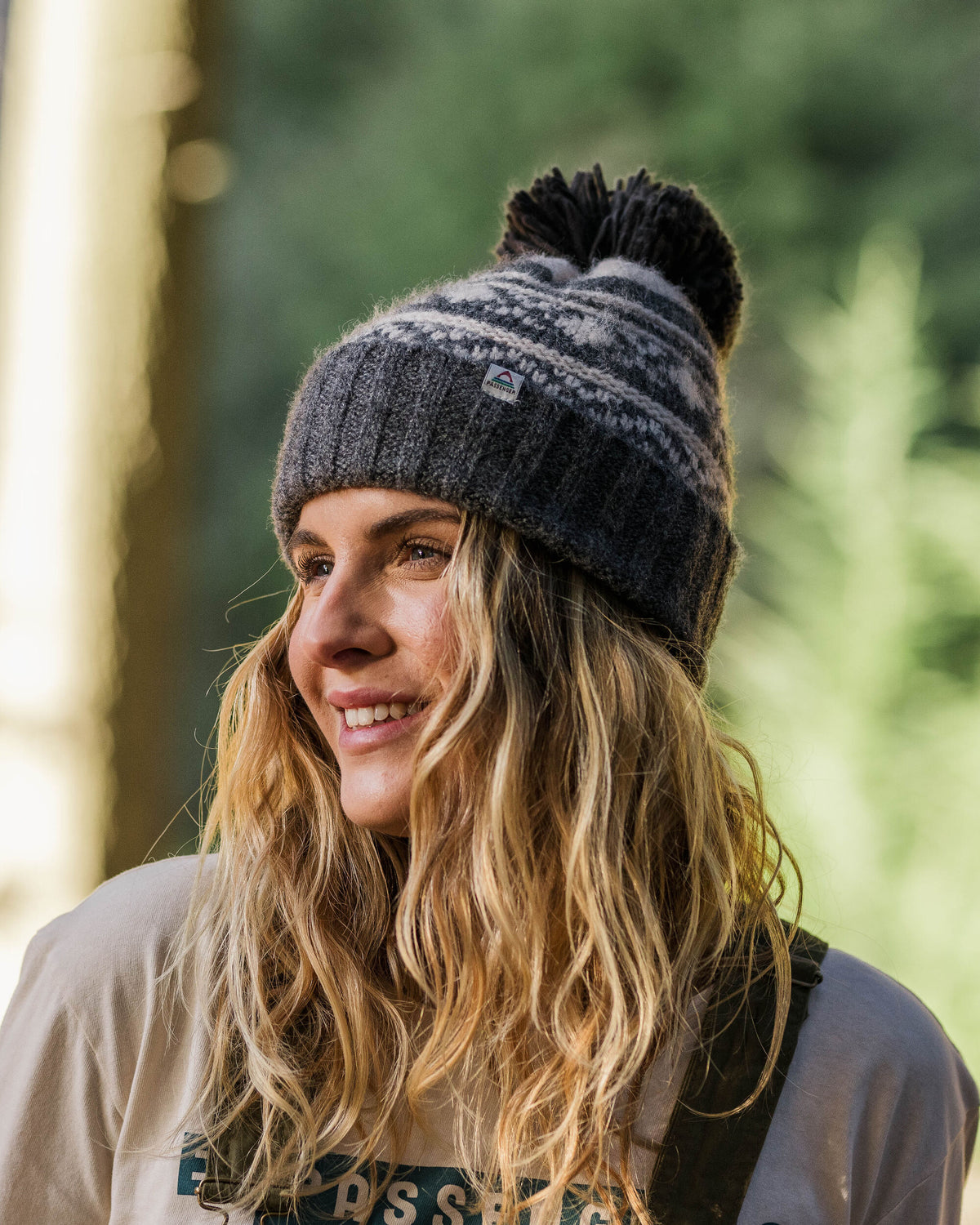 Lodge Bobble Hat - Black - Lifestyle - Female