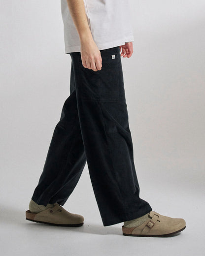 Someday Cotton Corduroy Trouser - Black - Studio Model