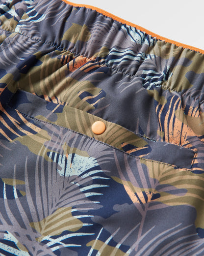 Sandune Trail Short - Palm Camo Apricot - Flatlay
