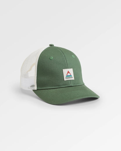 Heritage Mesh Snapback Cap - Dark Forest - Flatlay