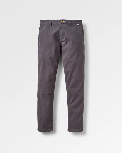 365 Cotton Trouser - Faded Black - Flatlay