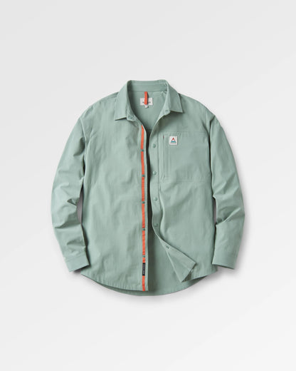 Traveller Stretch Shirt - Pistachio - Flatlay