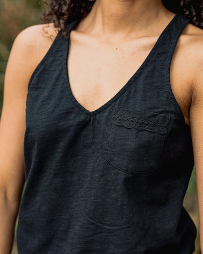 Rivergate Top - Black - Lifestyle