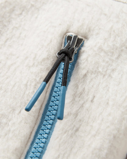 North Coast Vista Full Zip Sherpa Fleece - Oatmeal - Flatlay