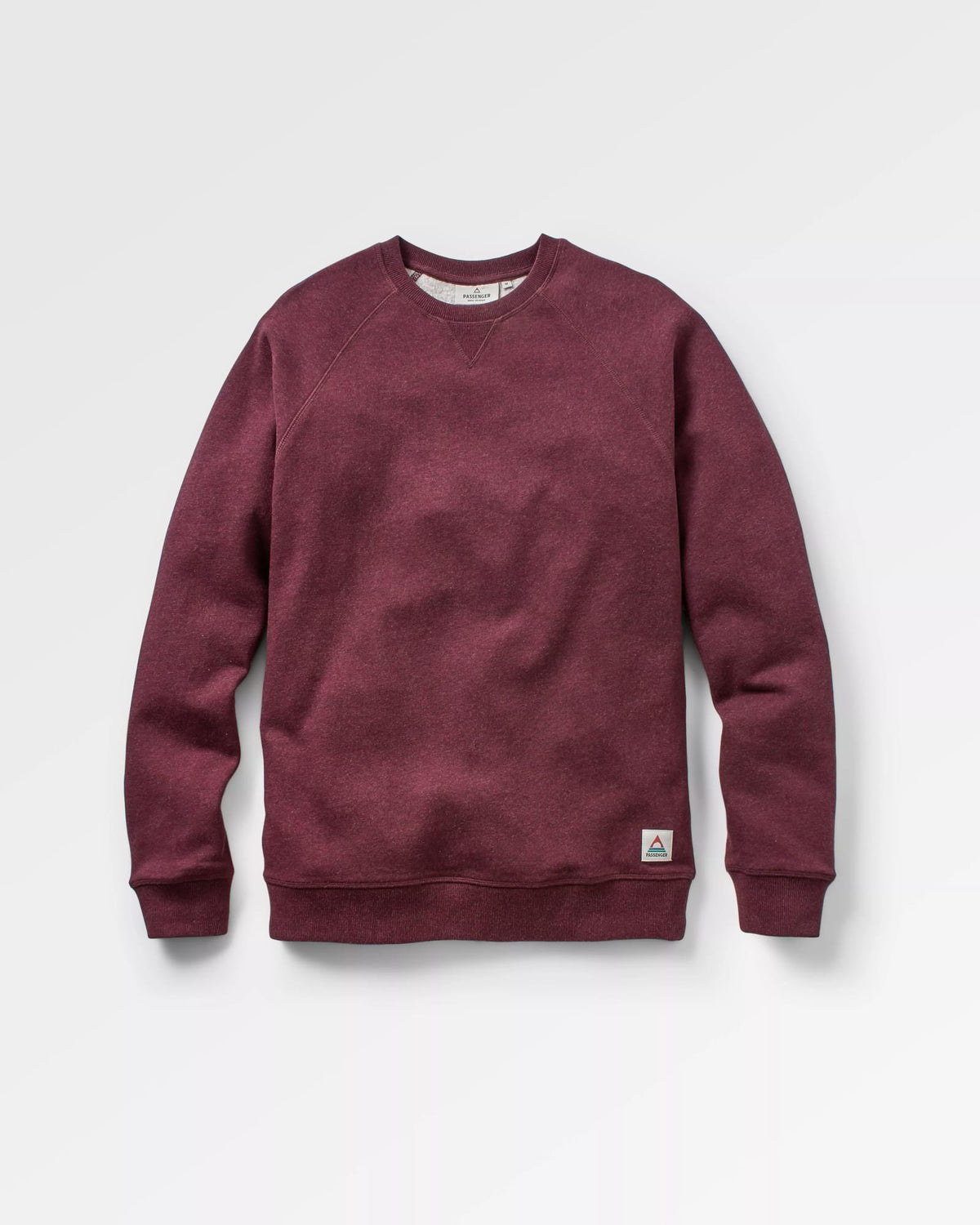 Heritage Men's Sweatshirt - Wine Marl - Flatlay
