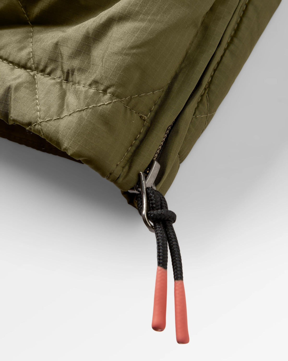 Oceanic Insulated Anorak - Black/Khaki - Flatlay