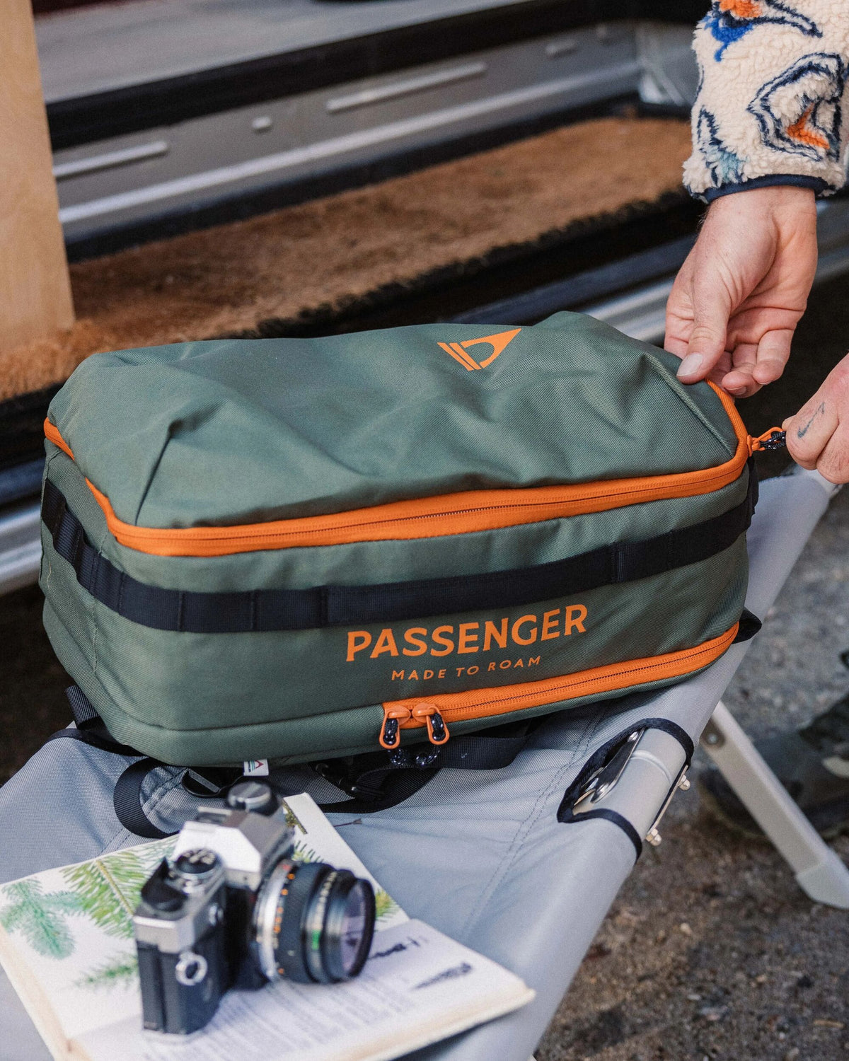 Stratos Duffel Backpack - Khaki - Lifestyle