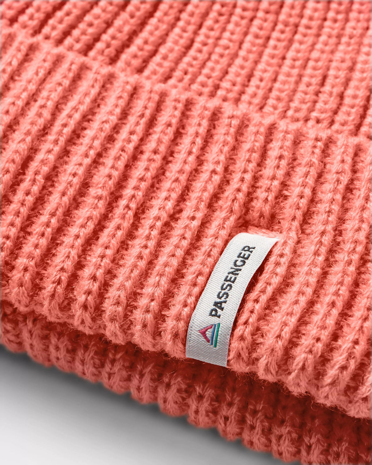 Compass Beanie - Shell Pink - Flatlay