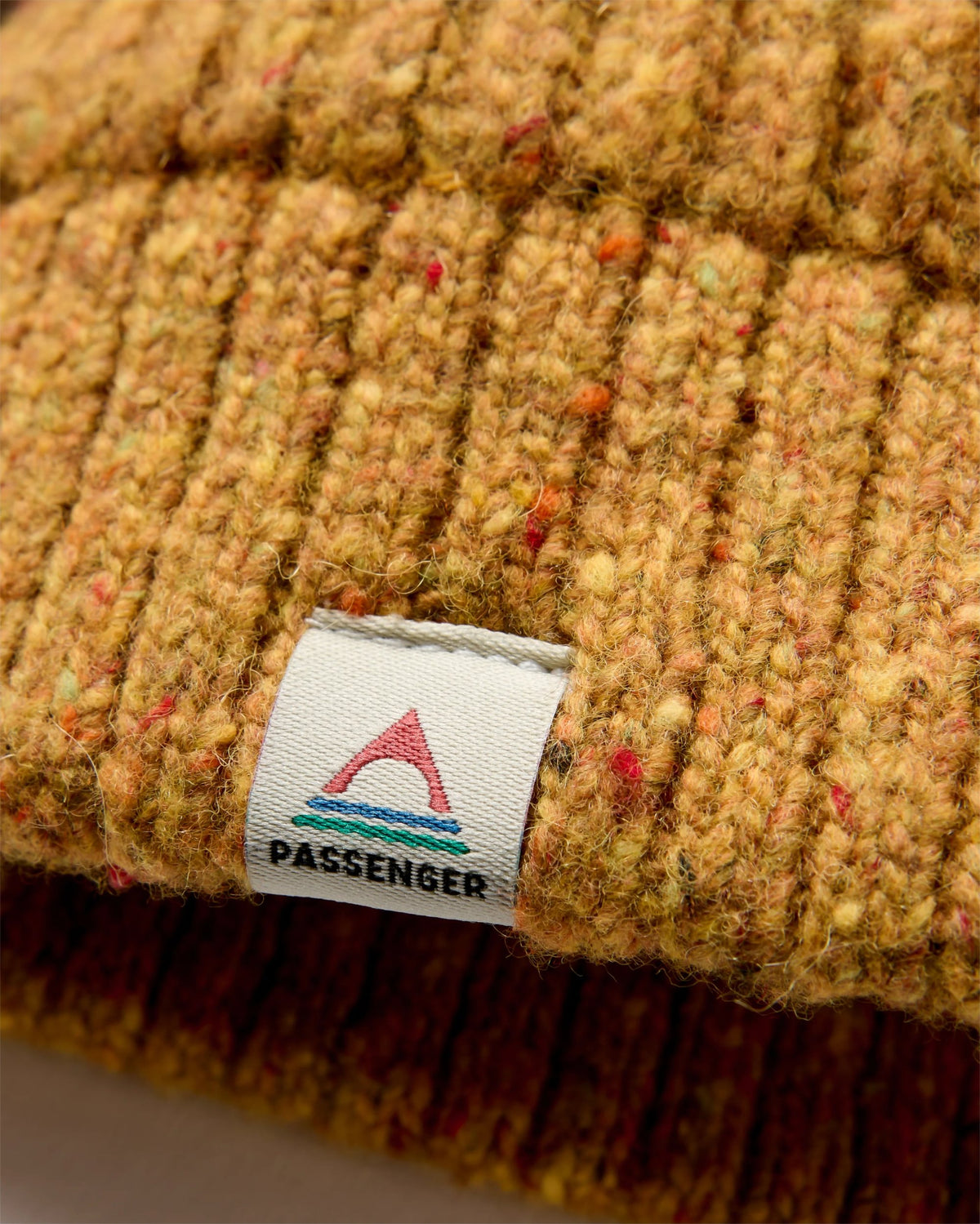 Fog Windproof Knitted Jumper - Dusty Ochre - Flatlay